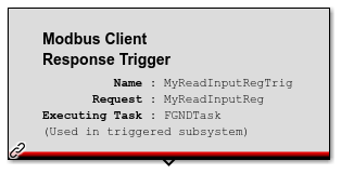 MotoHawk Modbus Client Response Trigger